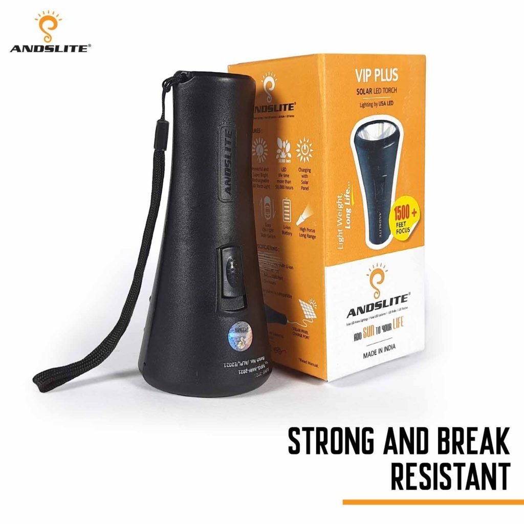 Andslite VIP Plus LED Rechargeable Torch with 5+ Hours Backup - Image 3