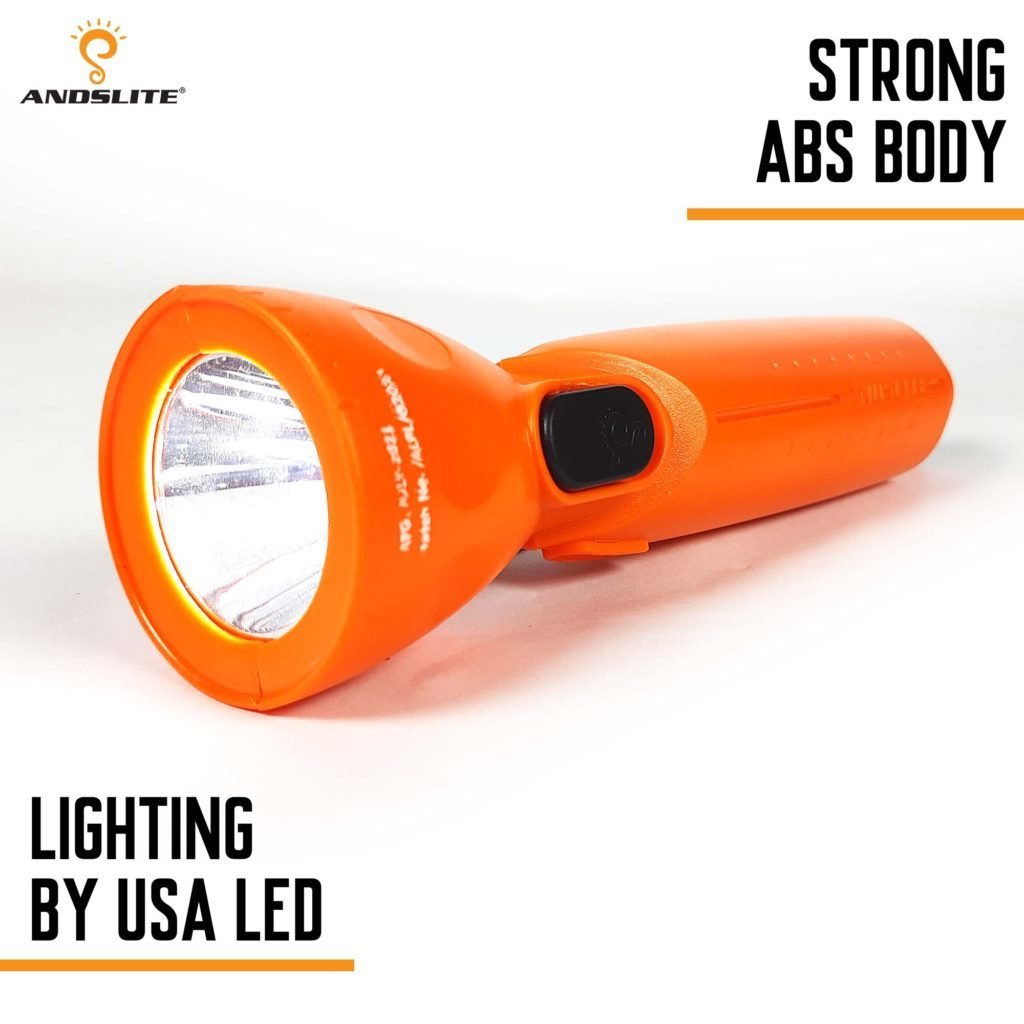 Andslite Capture LED Rechargable Torch with Adapter - Image 3