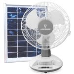 Andslite Elegant Solar Home Lighting Set with Table Fan