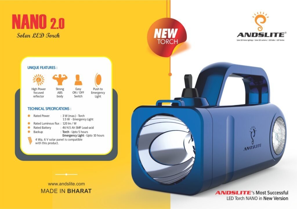 Nano 2.0 Rechargeable led torch light - Image 3